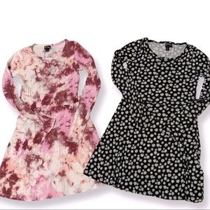Set of 2 - Art Class Girls Ribbed Skater dresses Size Medium